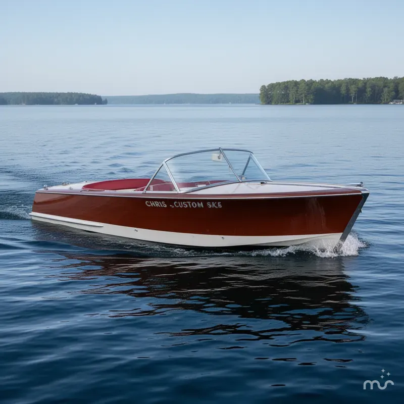 Slide: The Image of Chris-Craft Custom Ski 1963 - 0