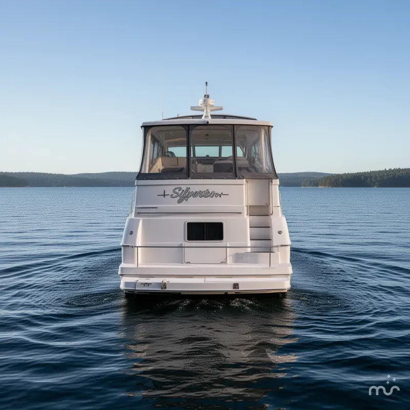 Slide: The Image of Silverton 392 Motor Yacht 2000 - 2