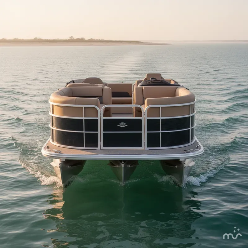 Slide: The Image of Bentley Pontoons Legacy 223 Swingback 2027 - 1