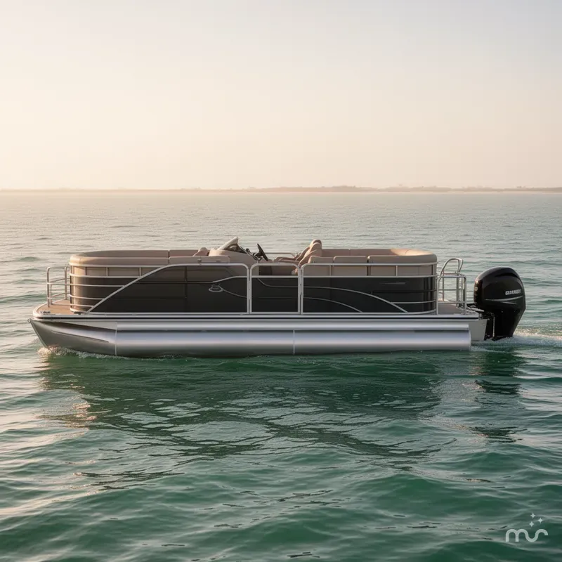 Slide: The Image of Bentley Pontoons Legacy 223 Swingback 2027 - 2