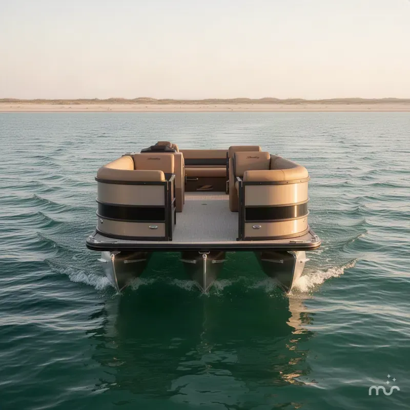 Slide: The Image of Bentley Pontoons Legacy 223 Swingback 2027 - 1