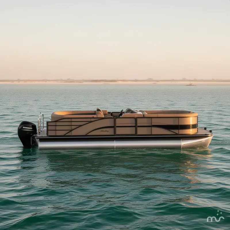 Slide: The Image of Bentley Pontoons Legacy 223 Swingback 2027 - 2
