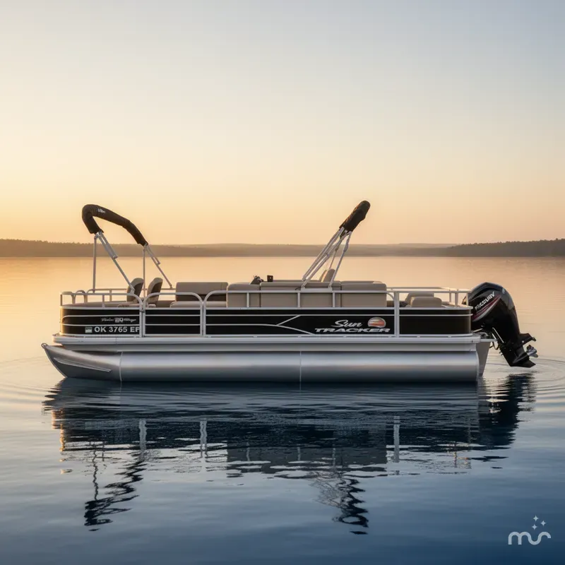 Slide: The Image of Sun Tracker Fishin' Barge 20 DLX 2019 - 1