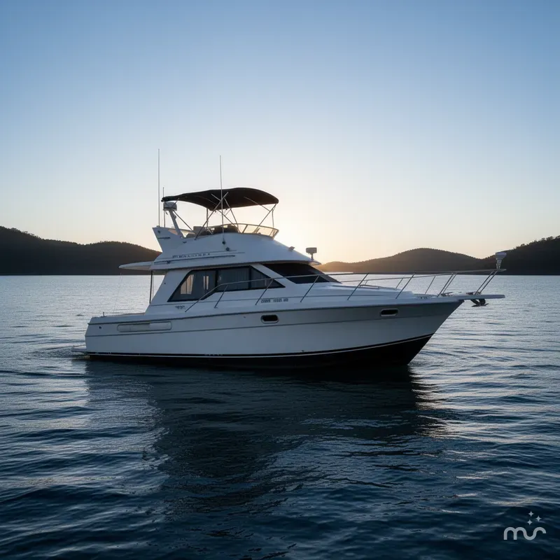 Slide: The Image of Bayliner 3388 Command Bridge Motoryacht 1996 - 2
