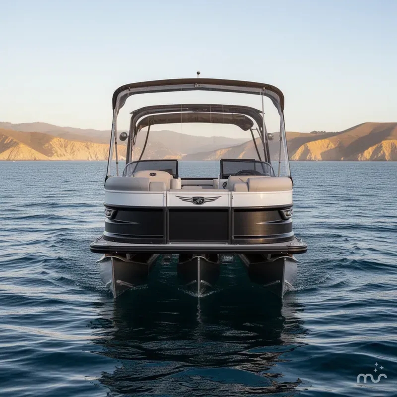 The Image of Avalon Excalibur Rear Lounge Windshield 25' W/ 350HP Mercury! 2020 - 1