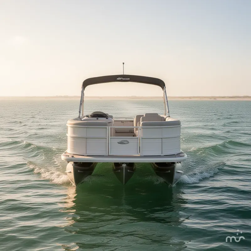 Slide: The Image of Sun Tracker Party Barge 20 DLX 2026 - 3