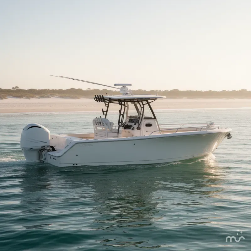 Slide: The Image of Cobia 305 Center Console 2026 - 2