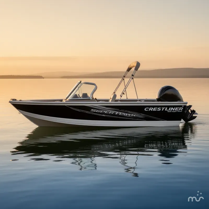 Slide: The Image of Crestliner 1850 Super Hawk 2013 - 1