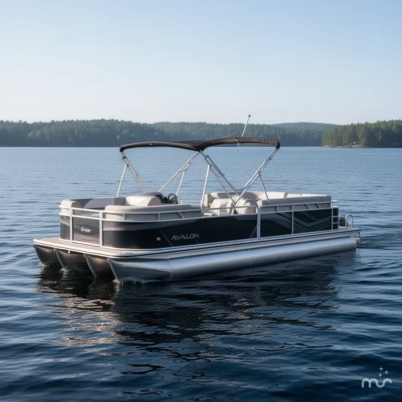 Slide: The Image of Avalon Venture 85 Quad Lounger 23 FT 2026 - 2
