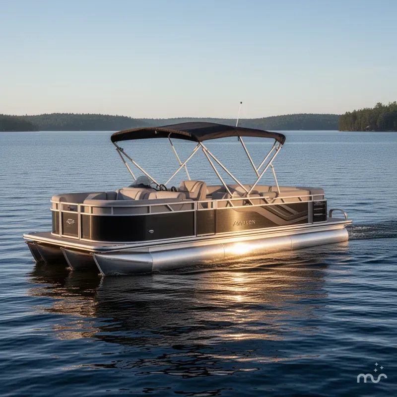 Slide: The Image of Avalon Venture 85 Quad Lounger 23 FT 2026 - 2