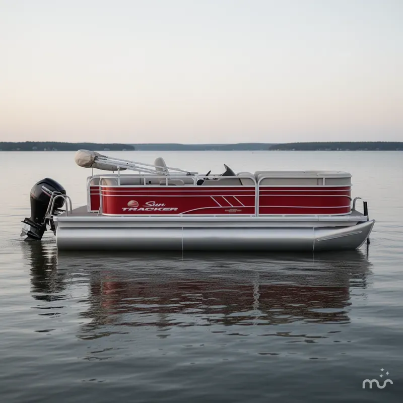 Slide: The Image of Sun Tracker Party Barge 20 DLX 2023 - 1