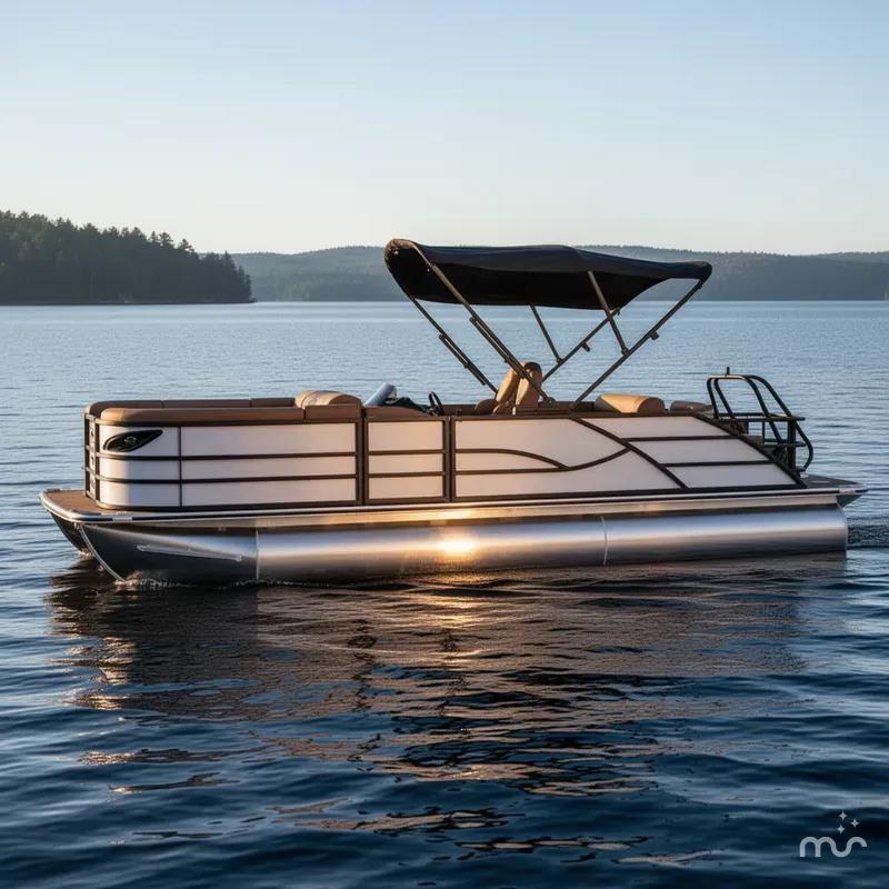 Slide: The Image of Bentley Pontoons Legacy 223 Swingback 2027 - 2