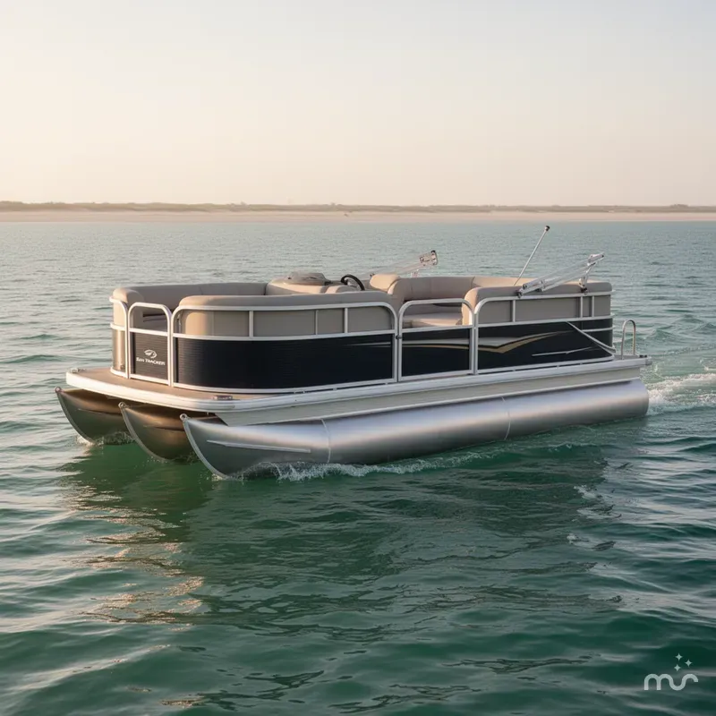 The Image of Sun Tracker Party Barge 16 DLX 2024 - 0