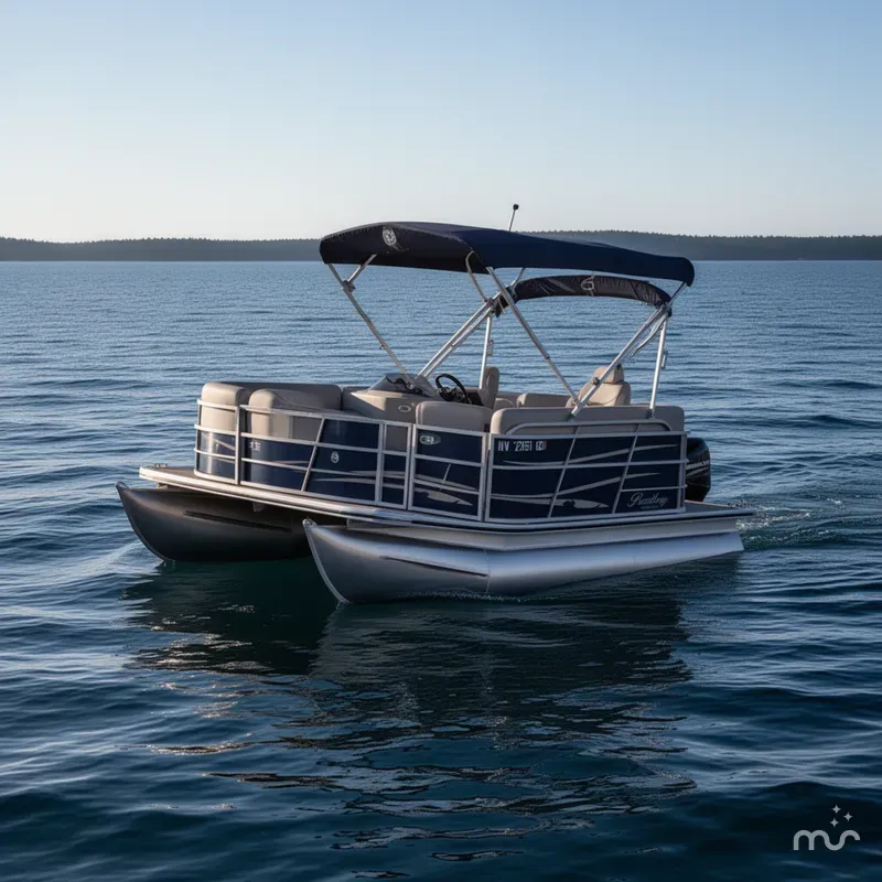 Slide: The Image of Bentley Pontoons 140 Freedom 2017 - 1
