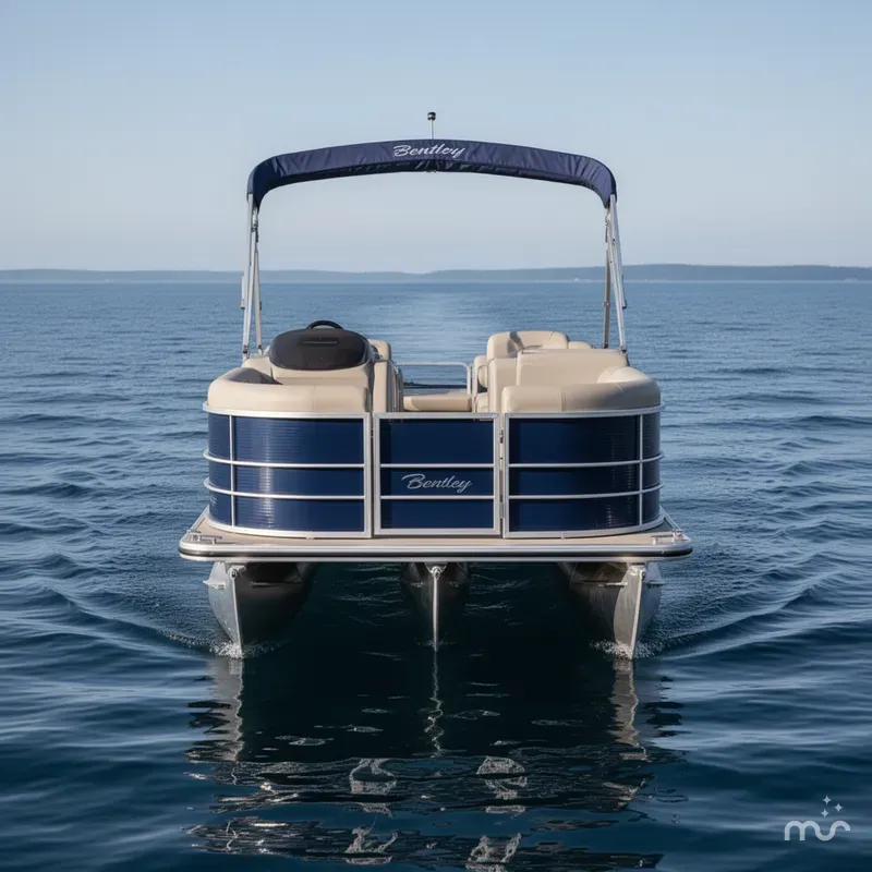 Slide: The Image of Bentley Pontoons 140 Freedom 2017 - 2