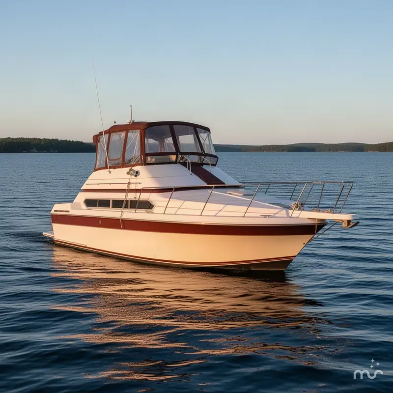 Slide: The Image of Carver Yachts 3467 Santego 1989 - 4