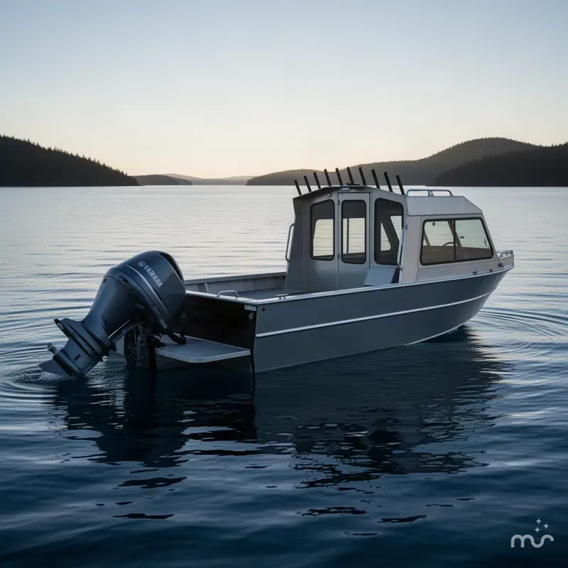 Slide: The Image of Alumaweld Intruder Outboard 22 2026 - 1