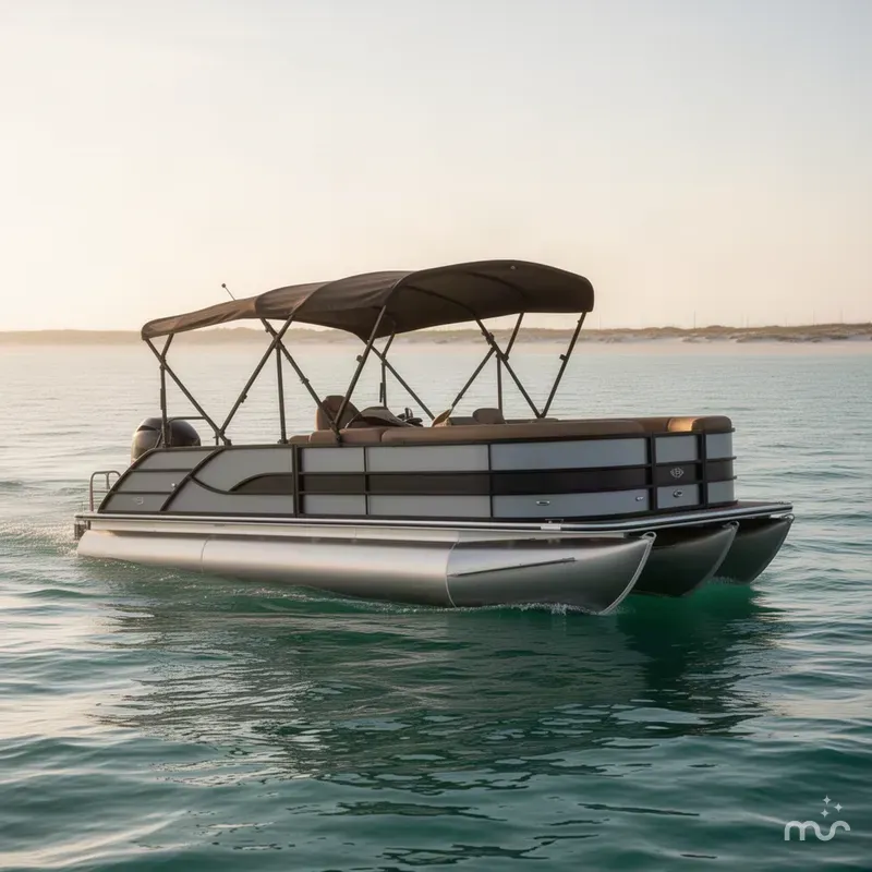 Slide: The Image of Bentley Pontoons Legacy 223 Swingback 2027 - 1