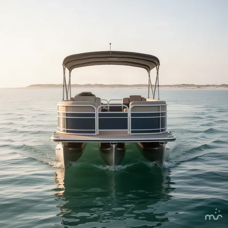 Slide: The Image of Bentley Pontoons Legacy 223 Swingback 2027 - 3
