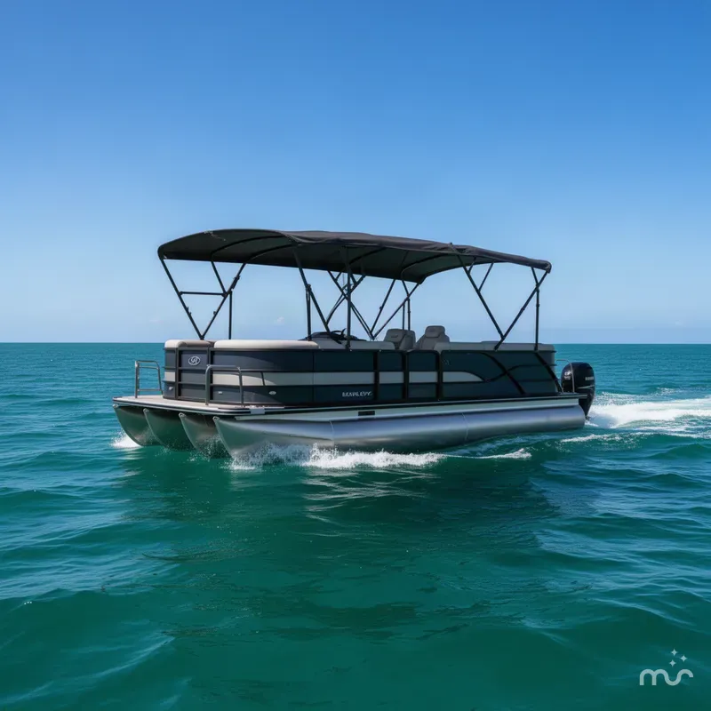 Slide: The Image of Bentley Pontoons Legacy 243 Swingback EXT 2027 - 1