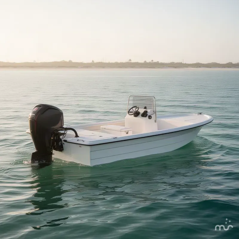 Slide: The Image of Mako Pro Skiff 19 CC Top Drive 2018 - 1