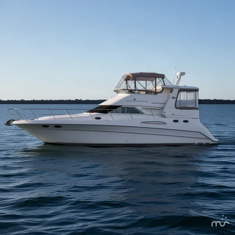 Slide: The Image of Sea Ray 420 Aft Cabin 2000 - 2