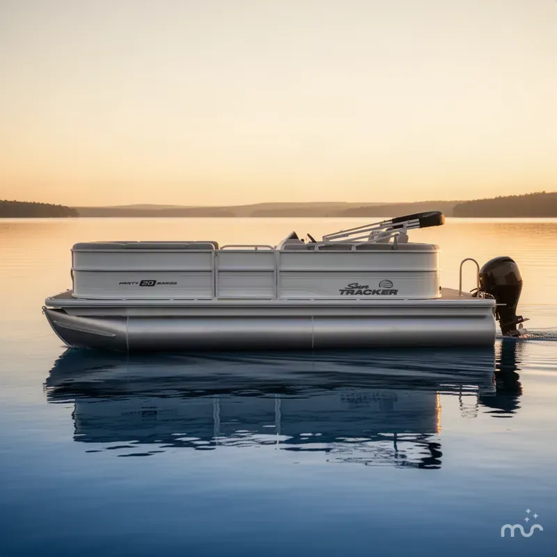 Slide: The Image of Sun Tracker Party Barge 20 DLX 2026 - 1