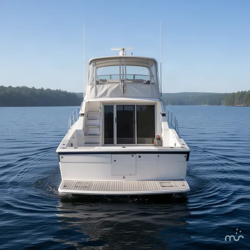 Slide: The Image of Carver Yachts 340 Santego 1989 - 2