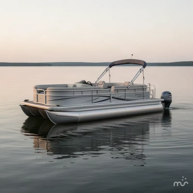 Slide: The Image of Triton Summit Pontoon 220 T Platinum 2006 - 2