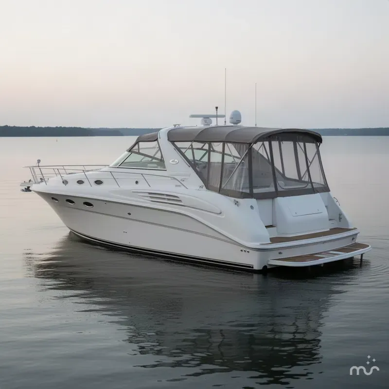 Slide: The Image of Sea Ray 450 Sundancer 1996 - 1