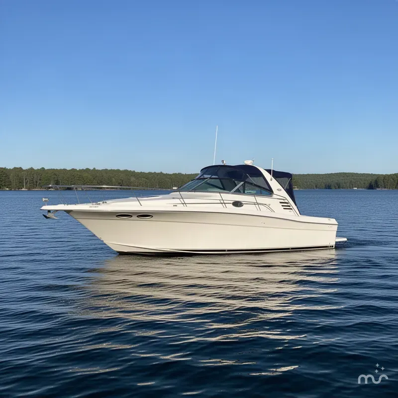 Slide: The Image of Sea Ray 330 Express Cruiser 1999 - 2