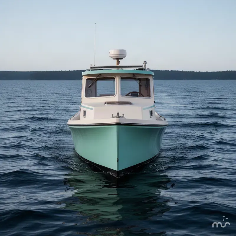 Slide: The Image of Rosborough Seaskiff 22 Wheelhouse Inboard 1996 - 1
