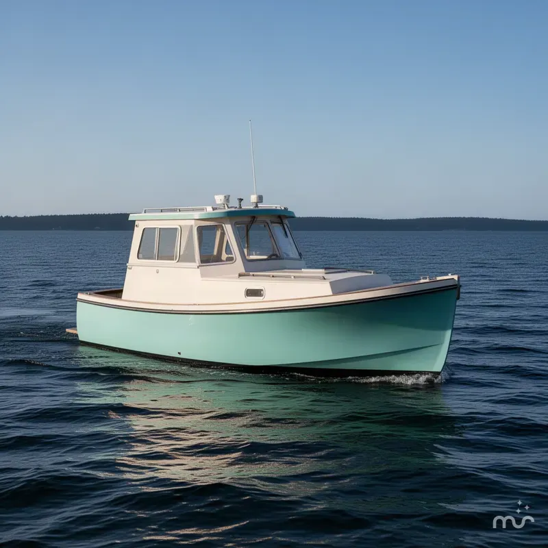 Slide: The Image of Rosborough Seaskiff 22 Wheelhouse Inboard 1996 - 2