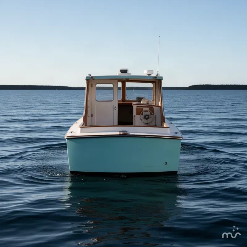 Slide: The Image of Rosborough Seaskiff 22 Wheelhouse Inboard 1996 - 3
