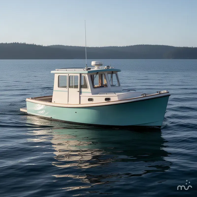 Slide: The Image of Rosborough Seaskiff 22 Wheelhouse Inboard 1996 - 4