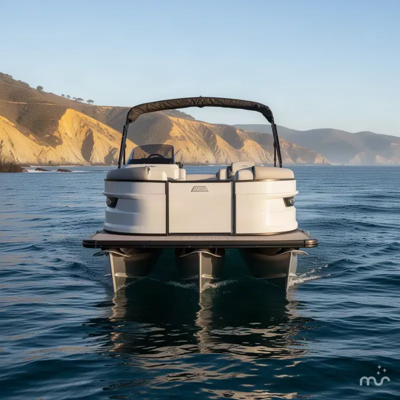 Slide: The Image of Avalon Excalibur 27' LTD Quad Lounge Shift Windshield w/ 400HP 2027 - 2