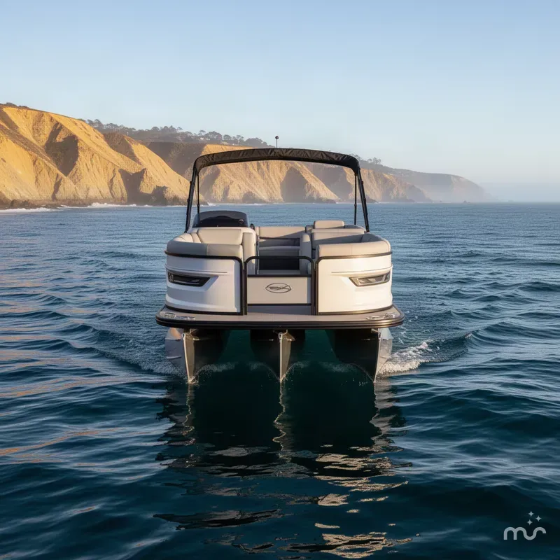 Slide: The Image of Avalon Excalibur 27' LTD Quad Lounge Shift Windshield w/ 400HP 2027 - 3