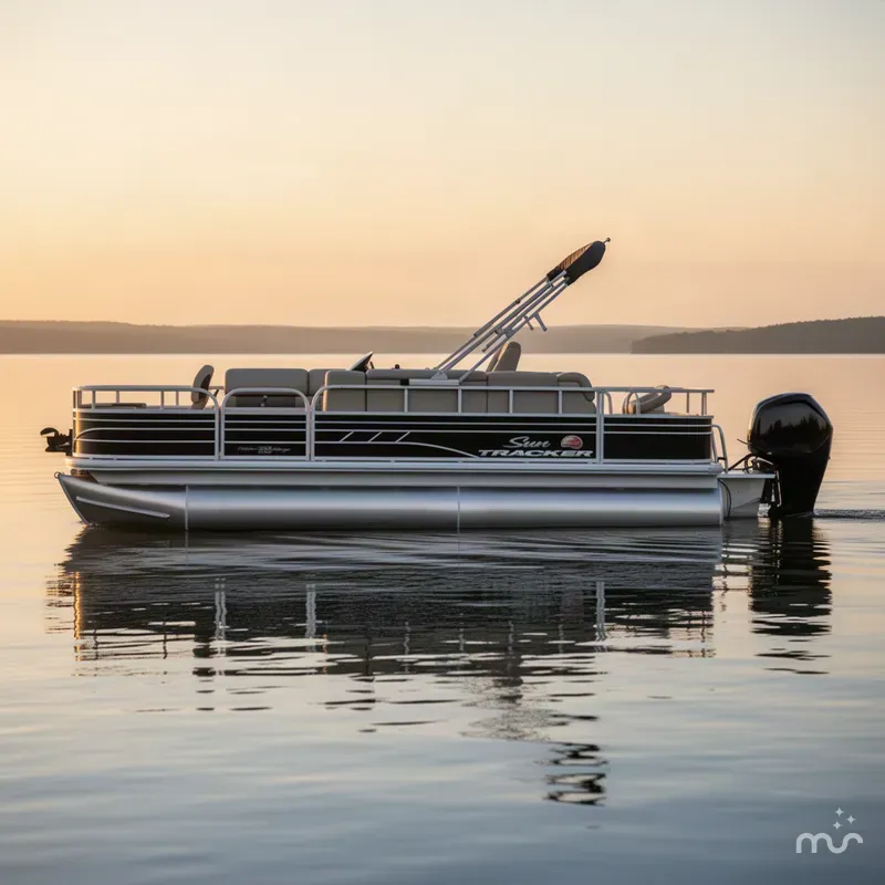 Slide: The Image of Sun Tracker Fishin' Barge 20 DLX 2022 - 2