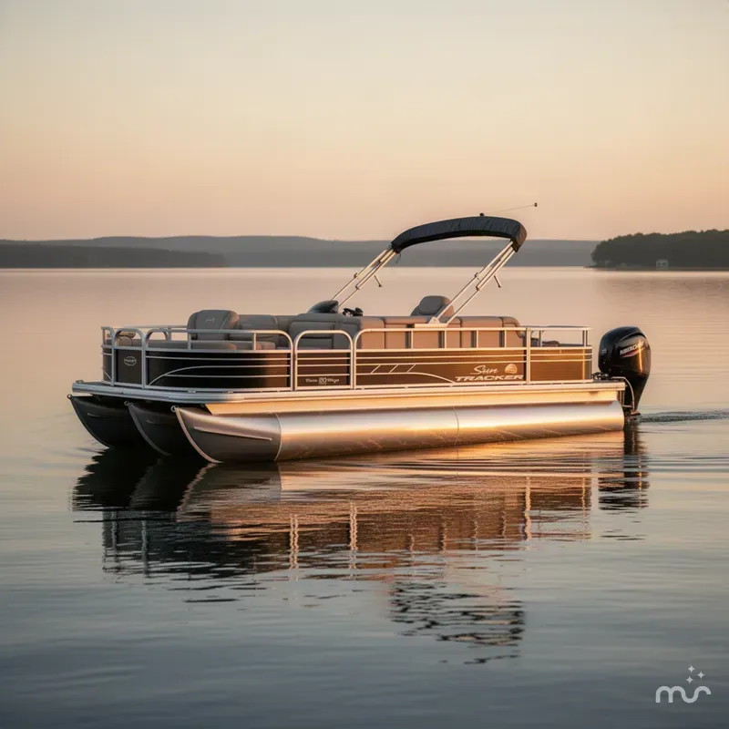 Slide: The Image of Sun Tracker Fishin' Barge 20 DLX 2022 - 4