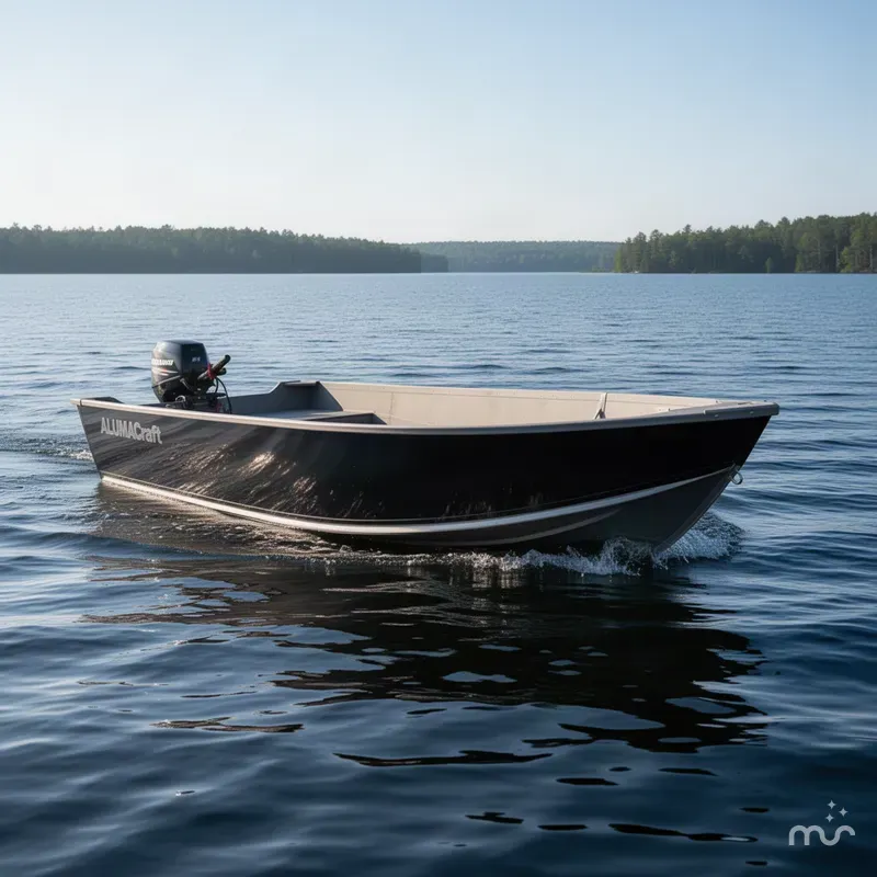 Slide: The Image of Alumacraft V-14 Tiller 2026 - 2