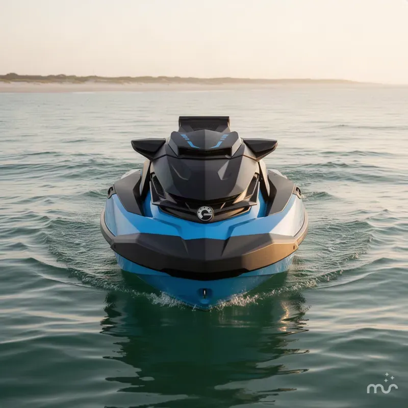 Slide: The Image of Sea-Doo RXT-X™ 325 Gulfstream Blue Premium 2026 - 1