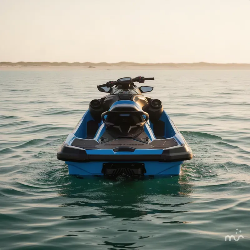 Slide: The Image of Sea-Doo RXT-X™ 325 Gulfstream Blue Premium 2026 - 3