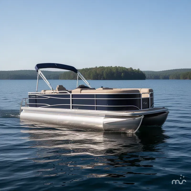 Slide: The Image of Cypress Cay Pontoons Cabana 220 2015 - 0