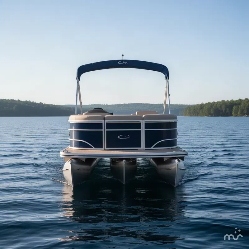 Slide: The Image of Cypress Cay Pontoons Cabana 220 2015 - 1