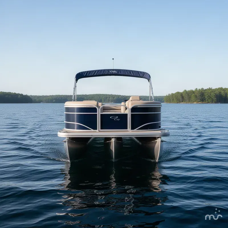 Slide: The Image of Cypress Cay Pontoons Cabana 220 2015 - 2