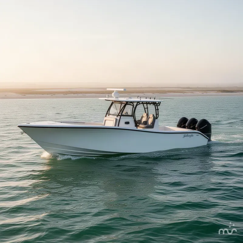 Slide: The Image of Yellowfin 34 Offshore 2027 - 2