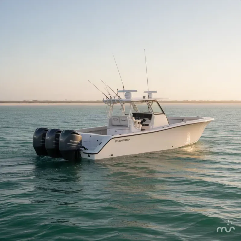Slide: The Image of Yellowfin 34 Offshore 2027 - 4