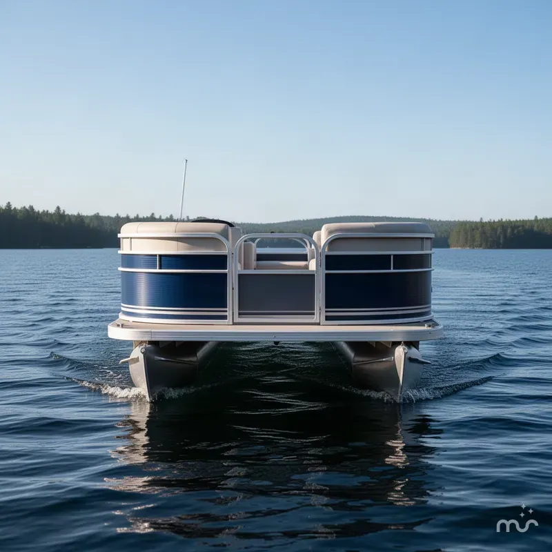 Slide: The Image of Tracker 18 Party Barge 2004 - 1