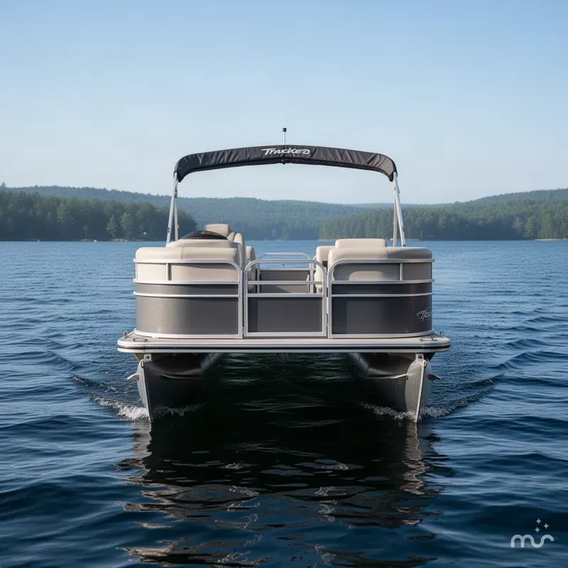 Slide: The Image of Tracker 18 Party Barge 2004 - 1