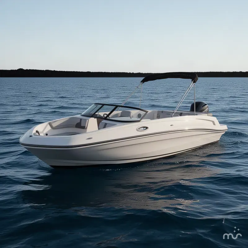 Slide: The Image of Bayliner VR6 Bowrider OB 2023 - 2
